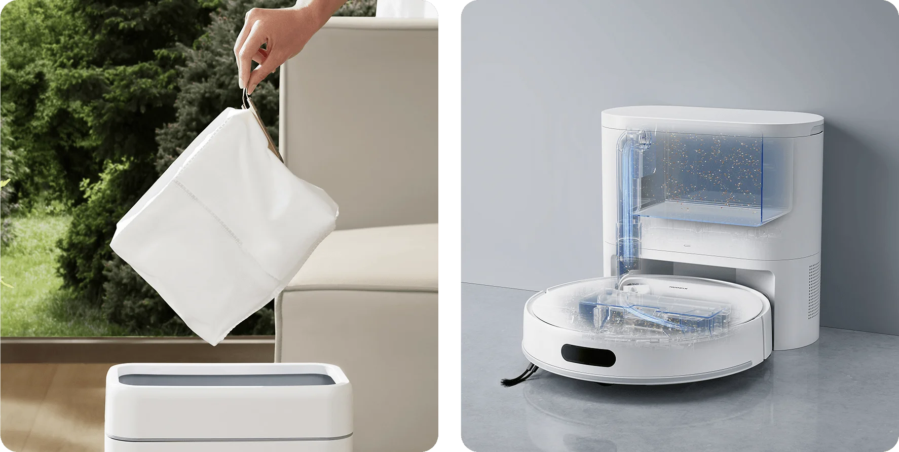 Xiaomi Robot Vacuum H40 - 4L Large Capacity Auto-Empty Base Station