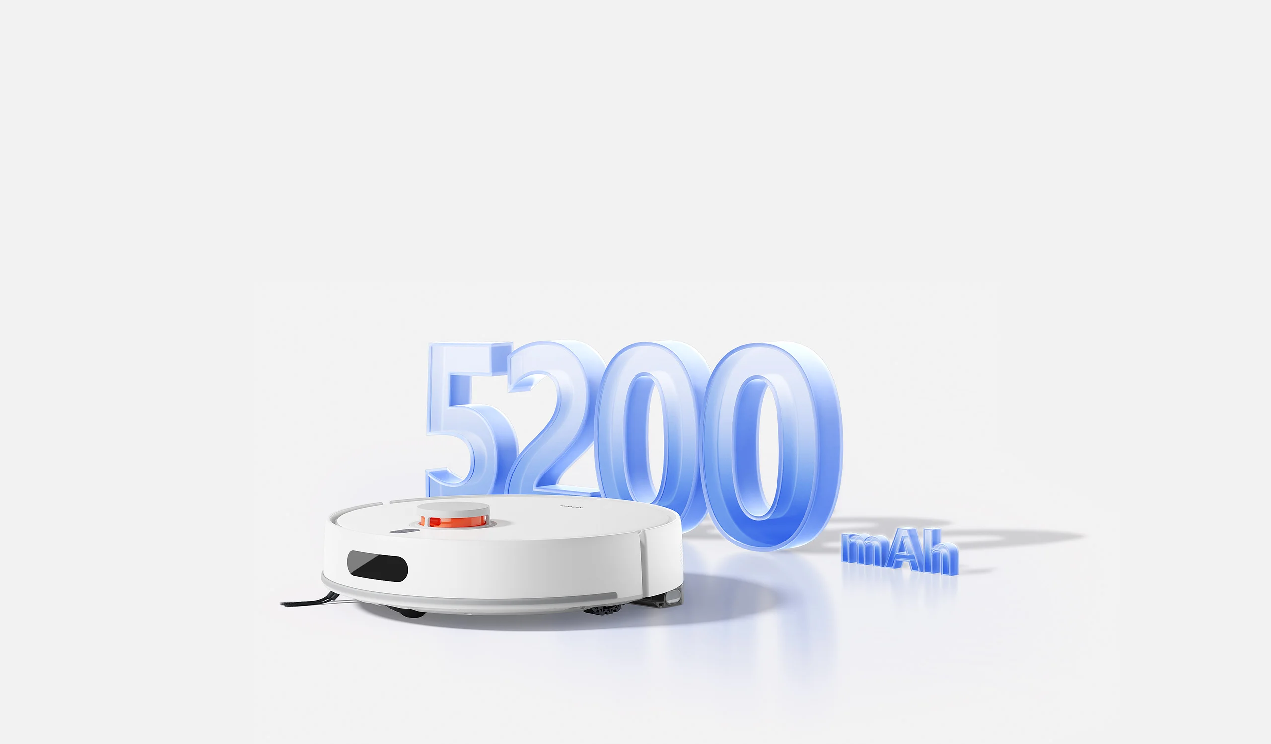 Xiaomi Robot Vacuum H40 - 5200mAh Battery and 180-Minute Runtime