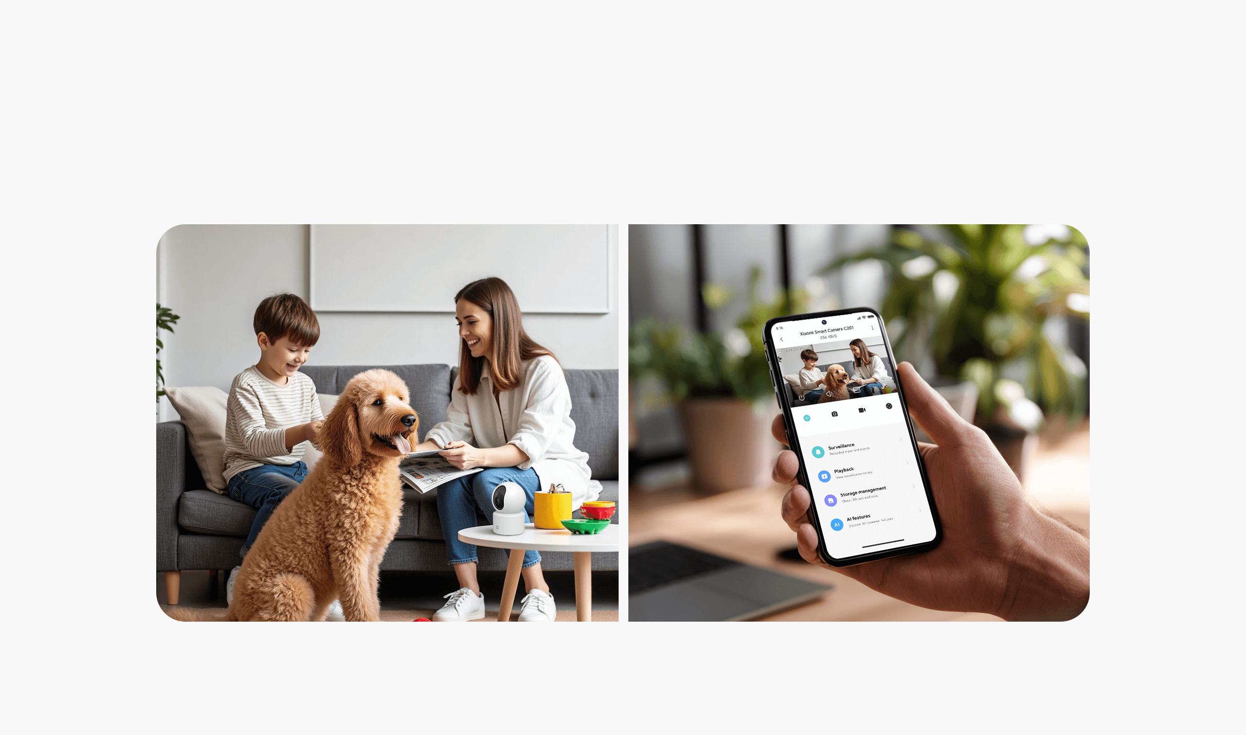 Xiaomi Smart Camera C201 - Two-Way Audio & Wi-Fi 6 Support