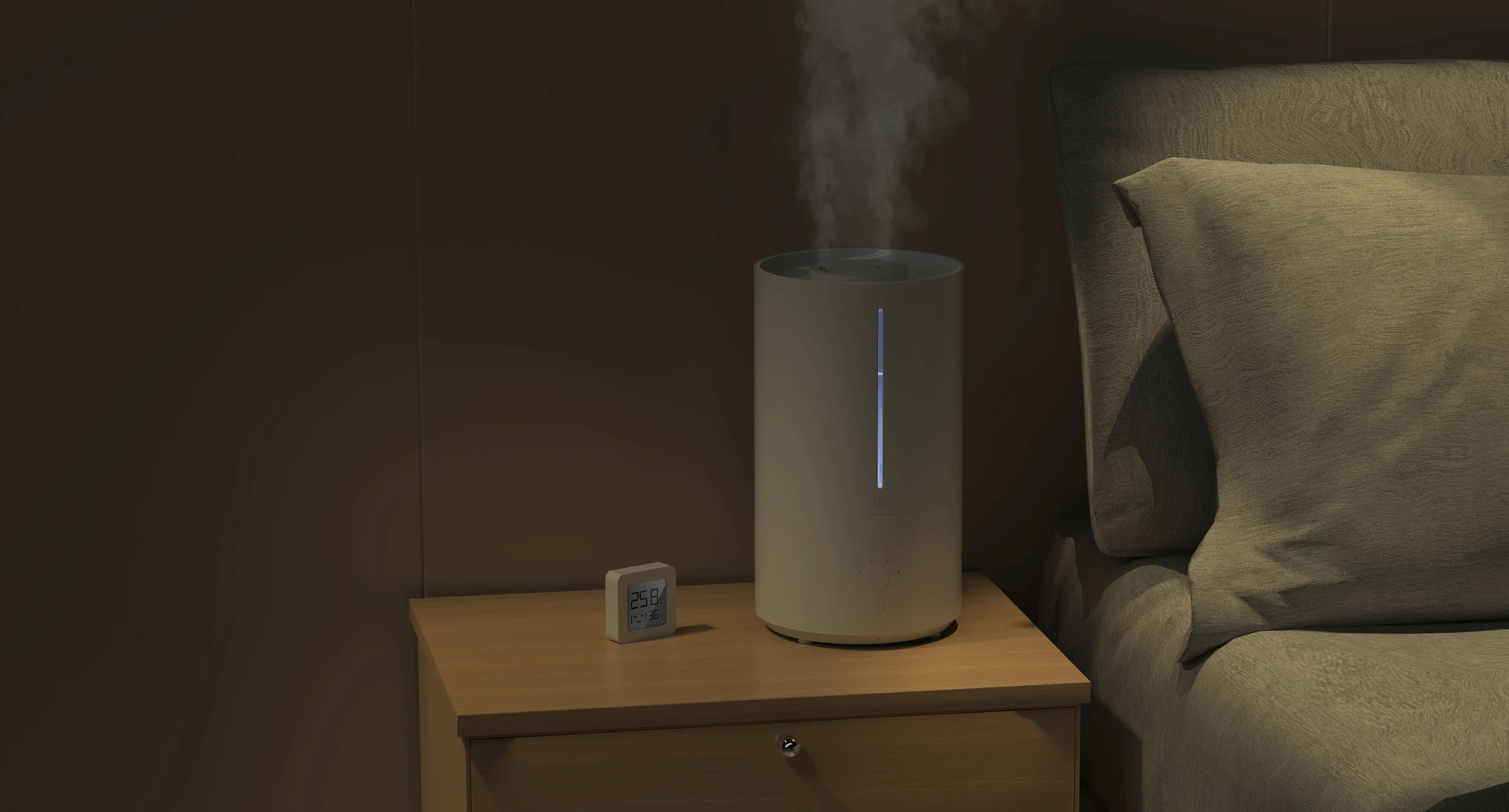 Xiaomi Smart Humidifier 2 - Whisper-Quiet 32dB Operation and Aromatherapy