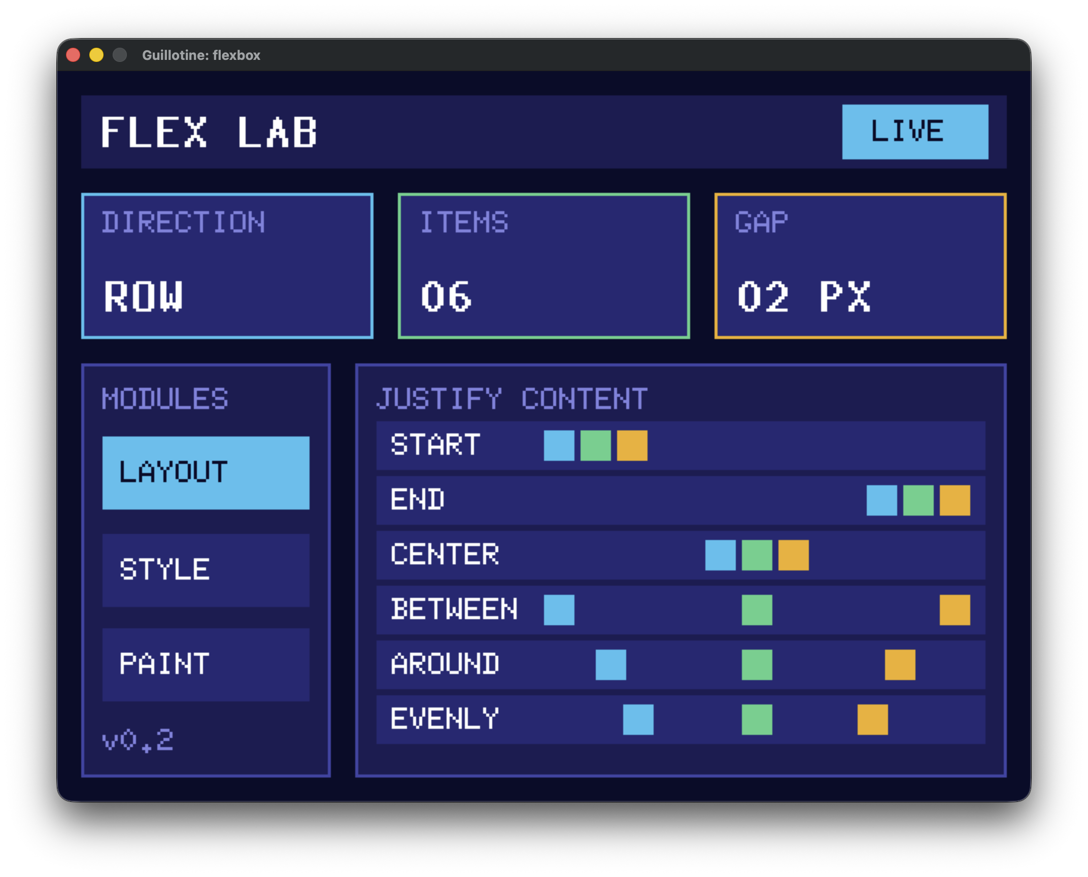 Flexbox example