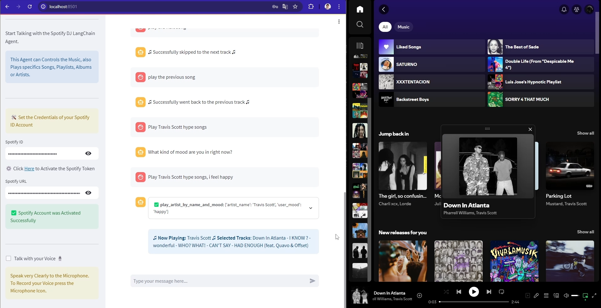Spotify DJ Agent with LangChain