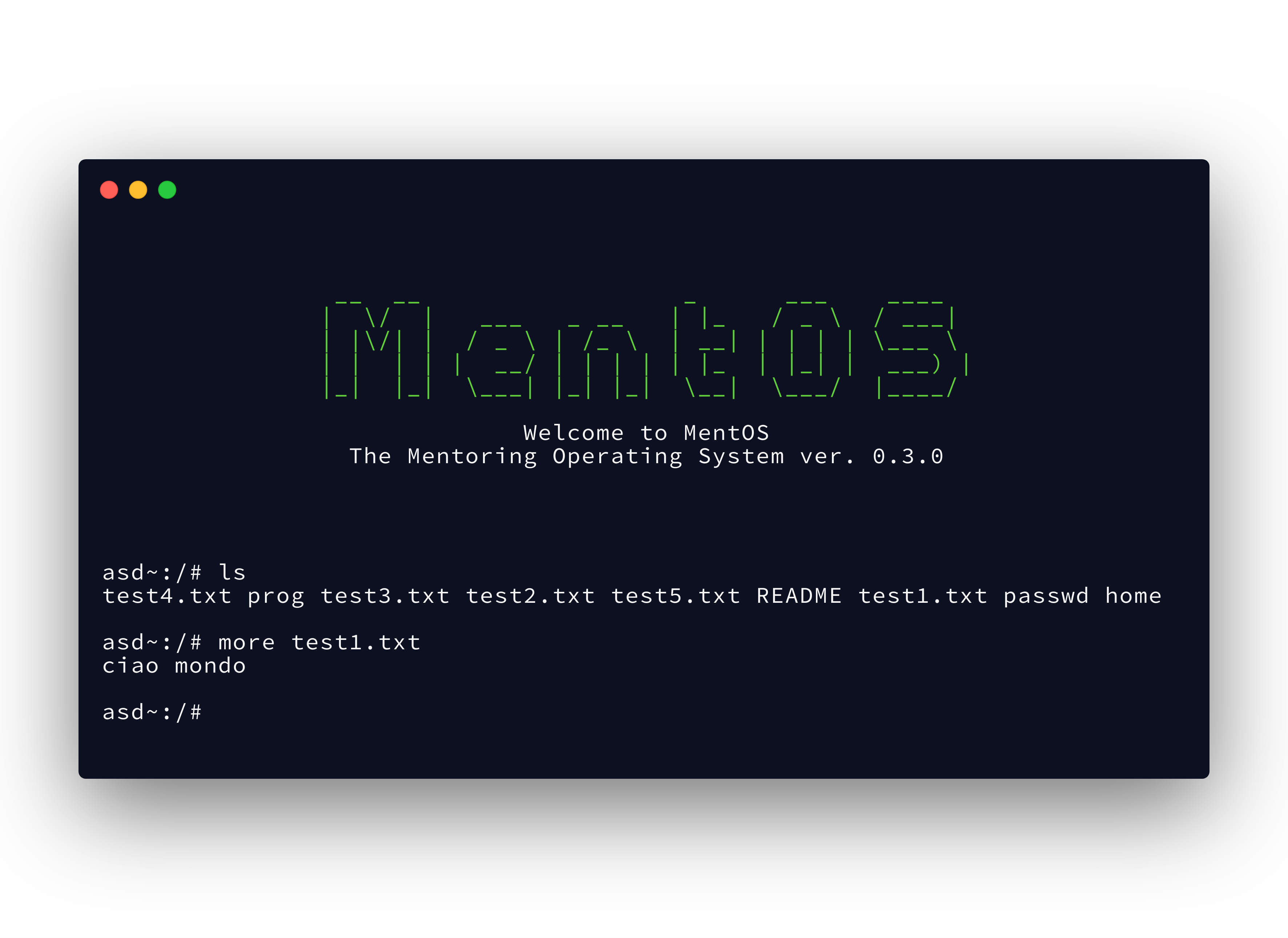 MentOS