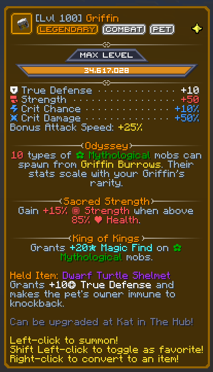 Pet Tooltip Preview