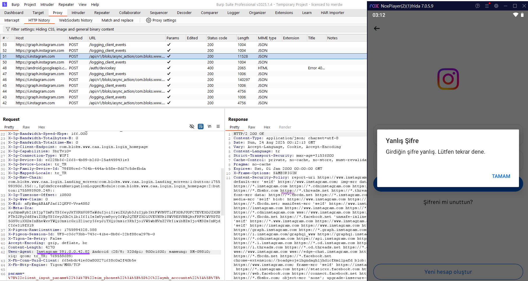Instagram Android APK SSL Bypass