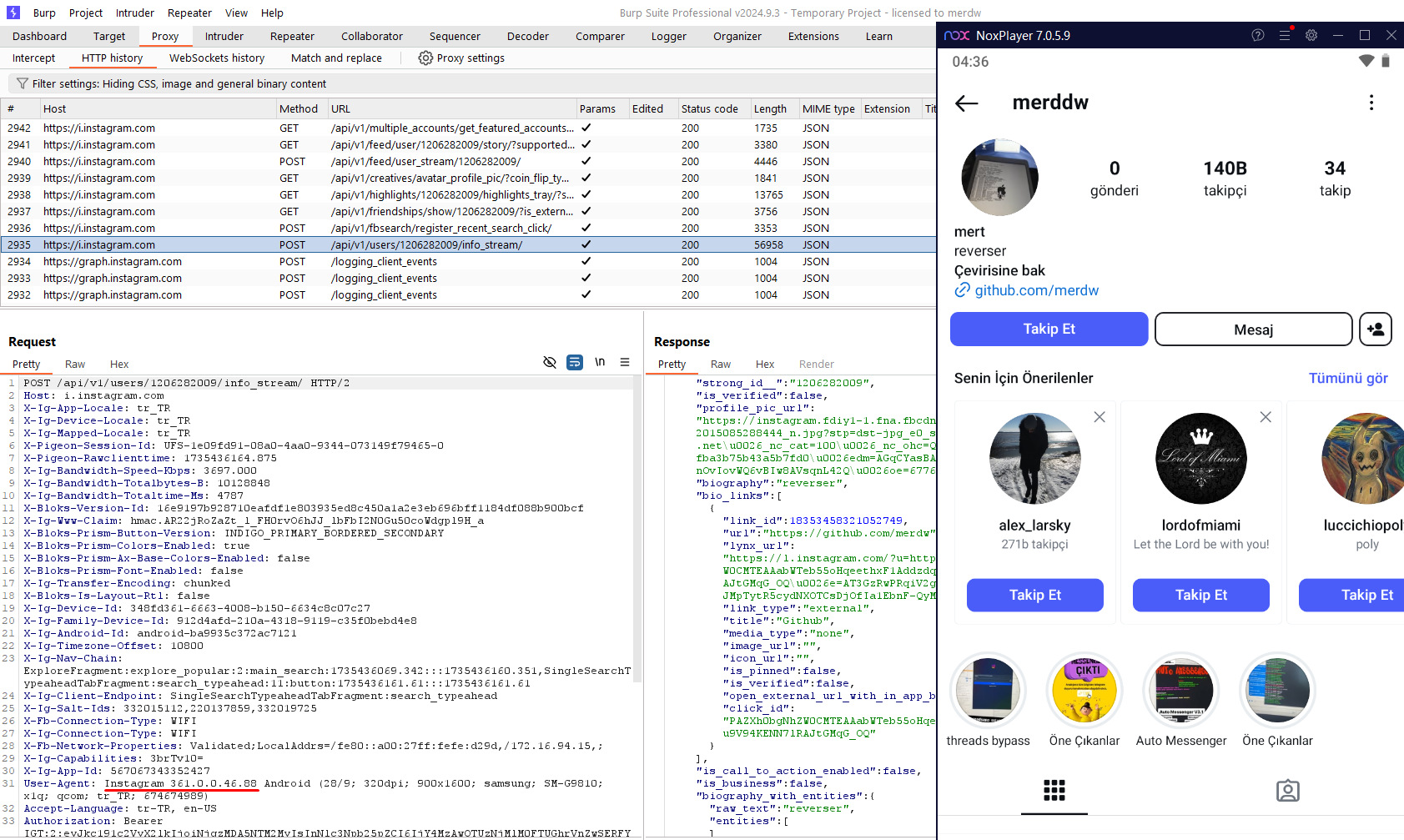 Instagram Android APK SSL Bypass