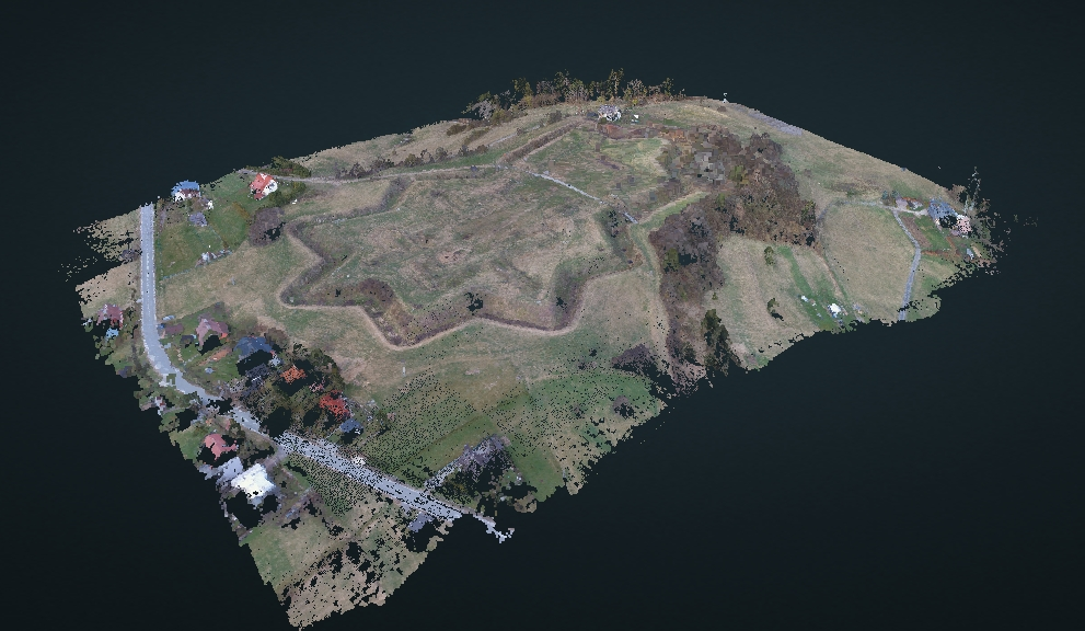 Generated model point cloud visualisation by Divi.io