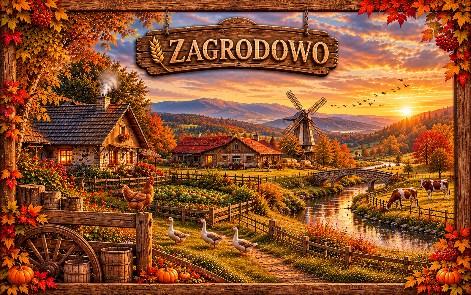 Zagrodowo — sezonowy ekran startowy