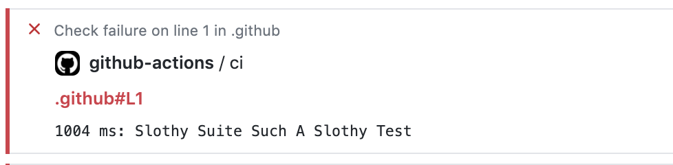 Github Actions Annotations Output