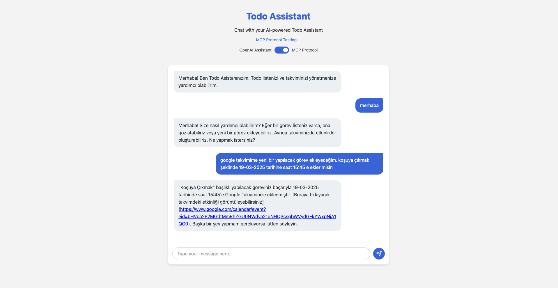 Todo Assistant Approval Screen