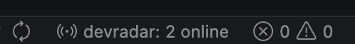 Status bar showing 2 online