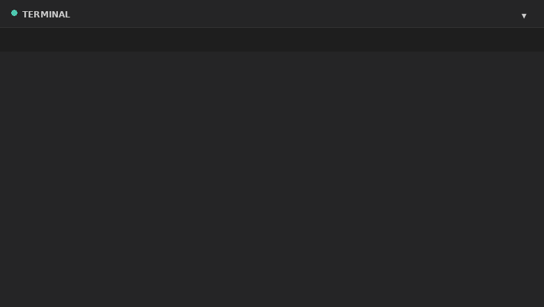 dsh-plugin-terminal demo — a real terminal in the footer