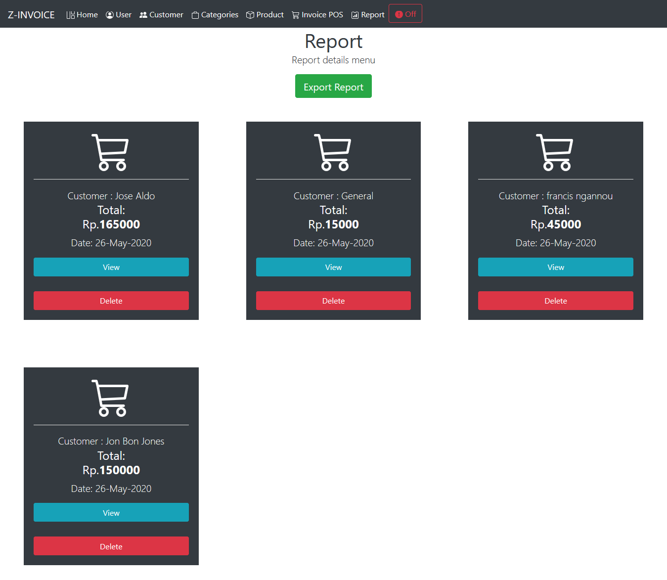 Free download source code Laravel pos
