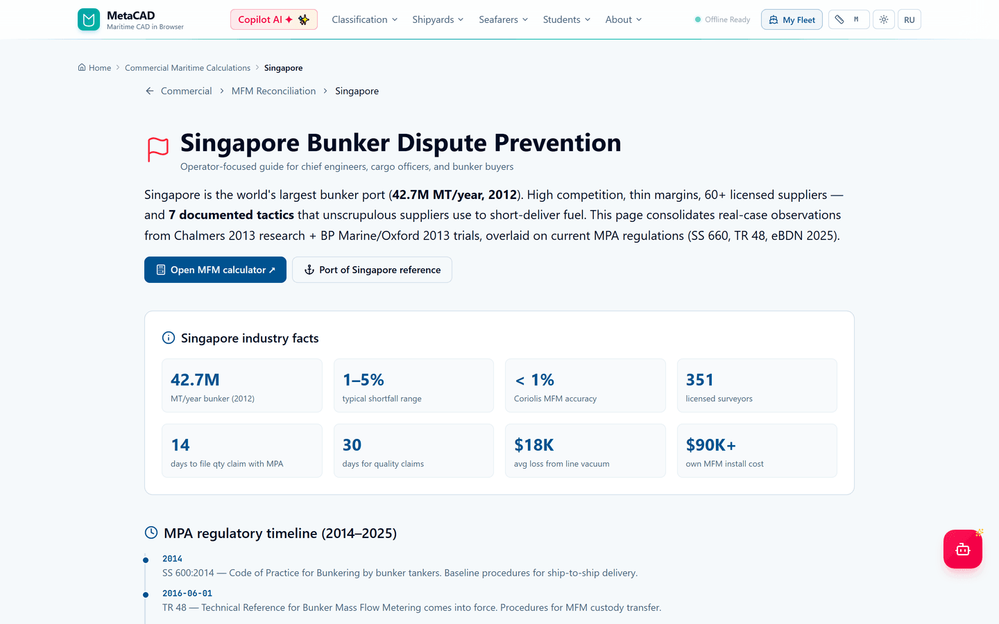 Singapore Bunker Dispute