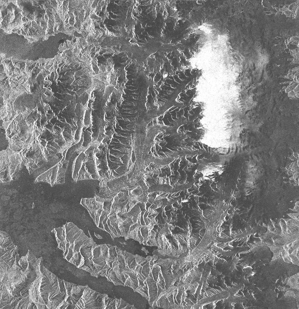 Single Look Complex image of ERS SAR product (E2_84686_STD_SLC_F203)