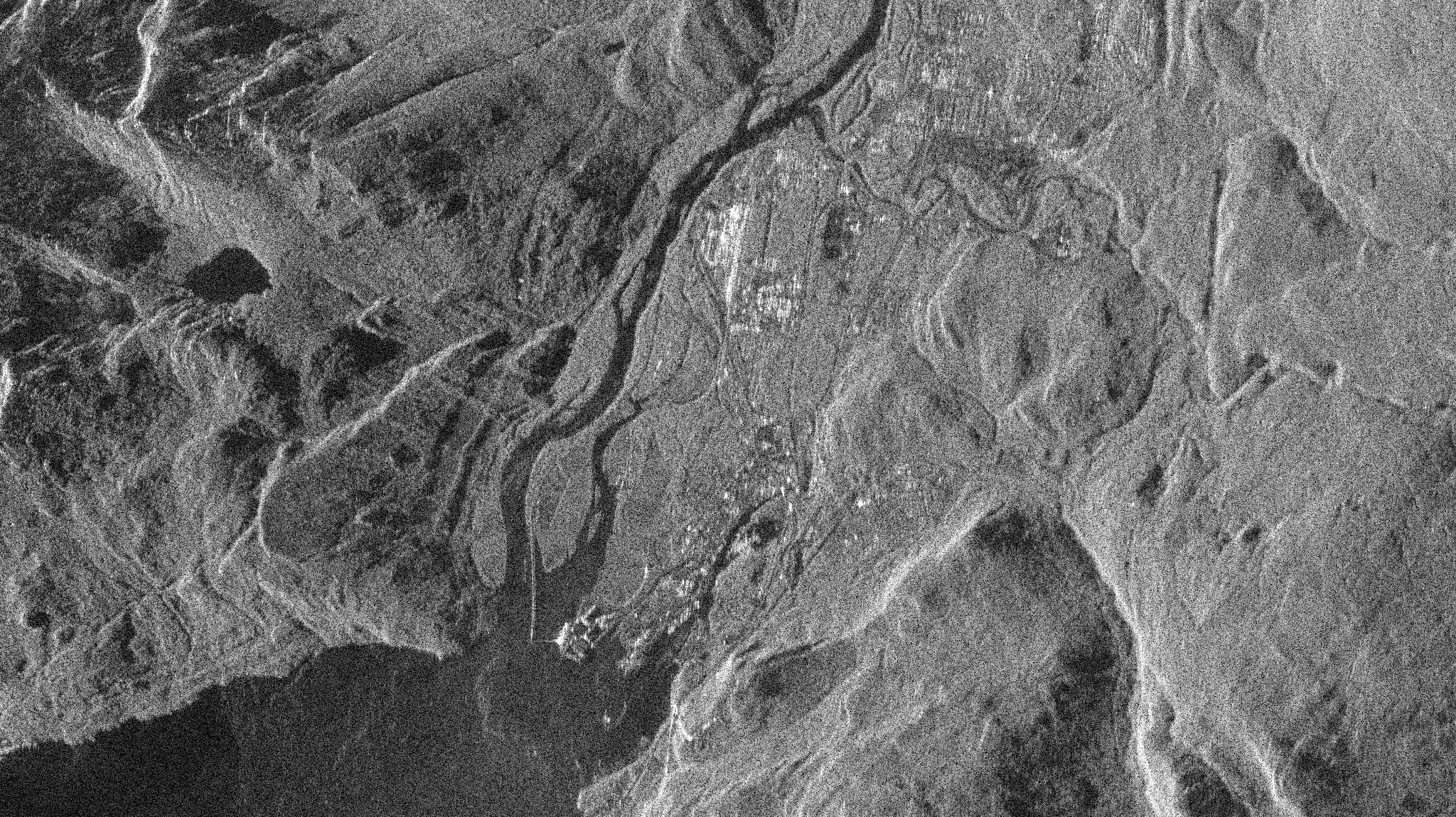 Imaging result of Chirp Scaling Algorithm (Squamish and Garibaldi).