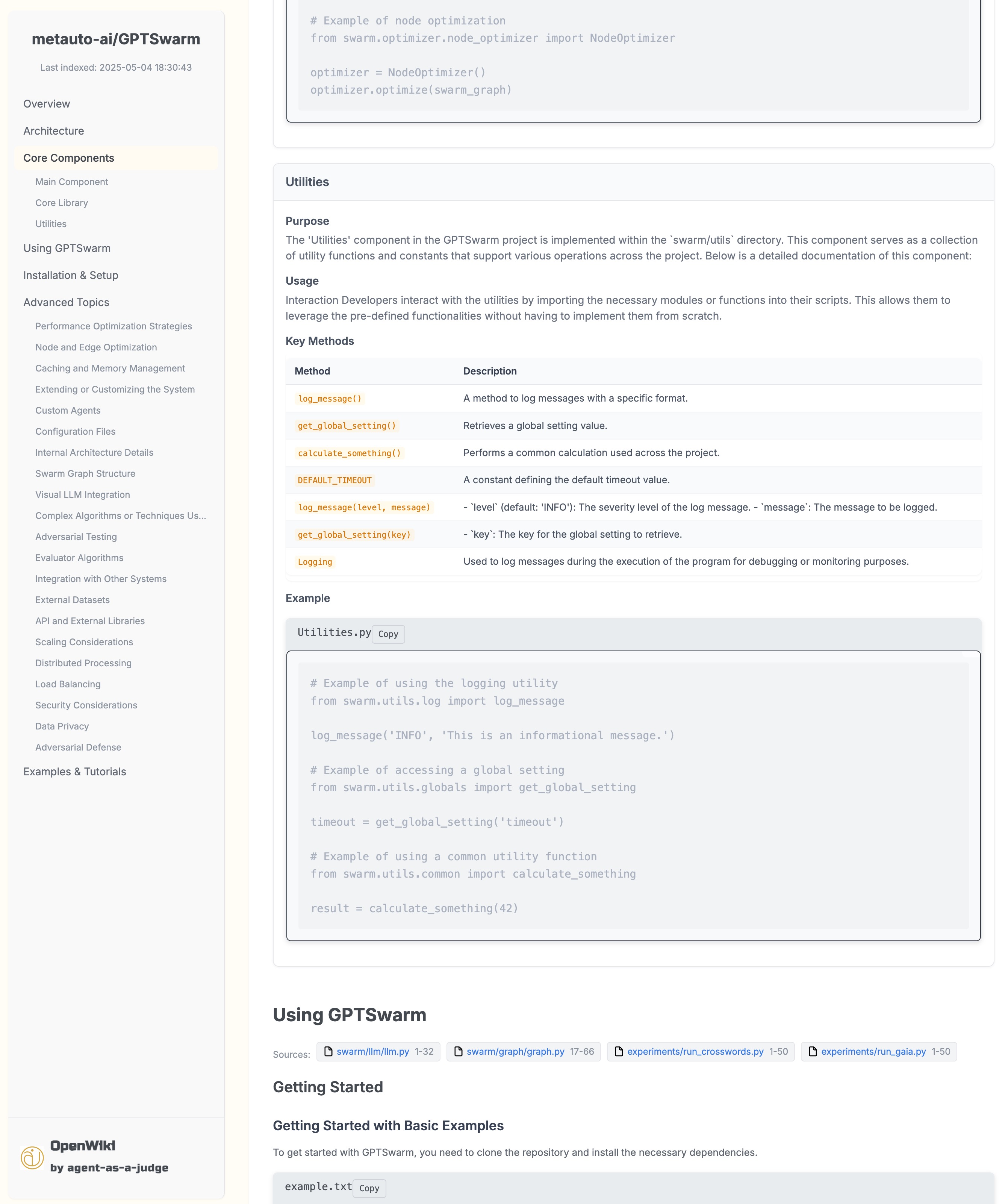 OpenWiki Component
