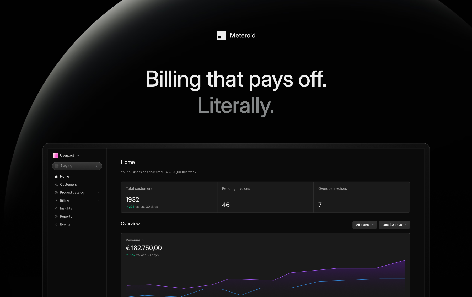 Meteroid Billing Infrastructure Banner