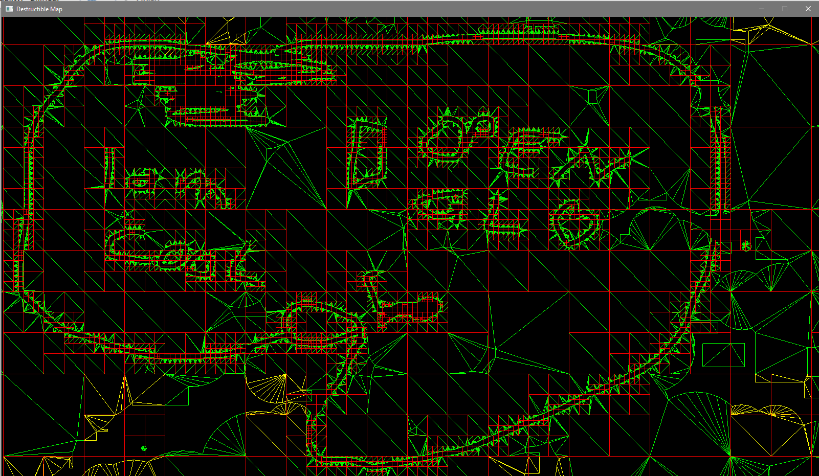 Map with modifications Wireframe