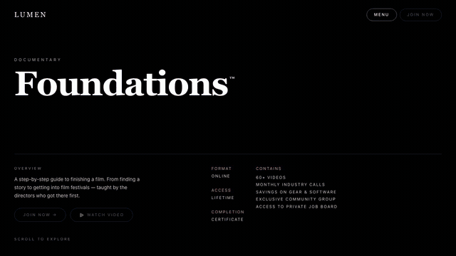 Film transition with runtime visual pieces and multiple springs