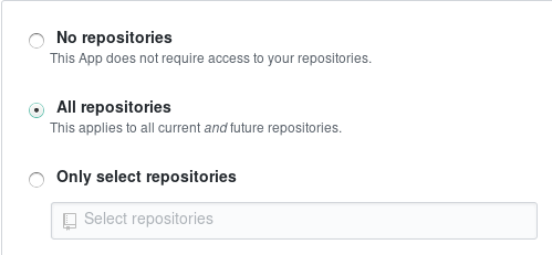 Select which repositories to use Renovate on