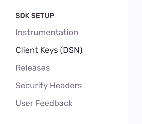 Sentry Client Keys Icon