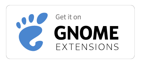 Get it on GNOME Extensions