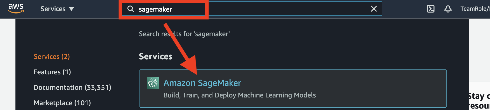 Back to SageMaker