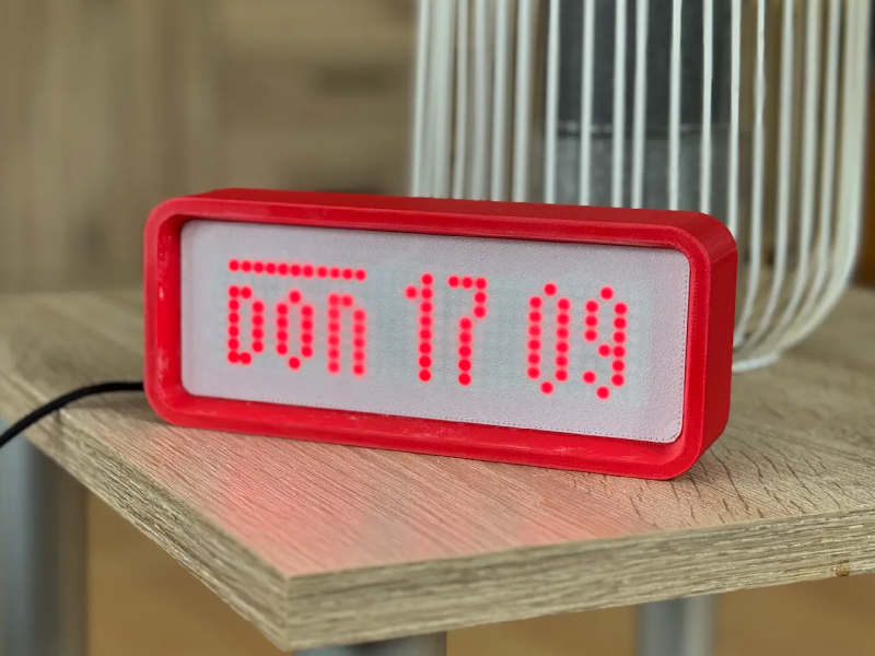 ESPTimeCast build by T03IAS