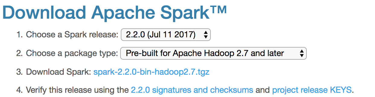 Download Apache Spark