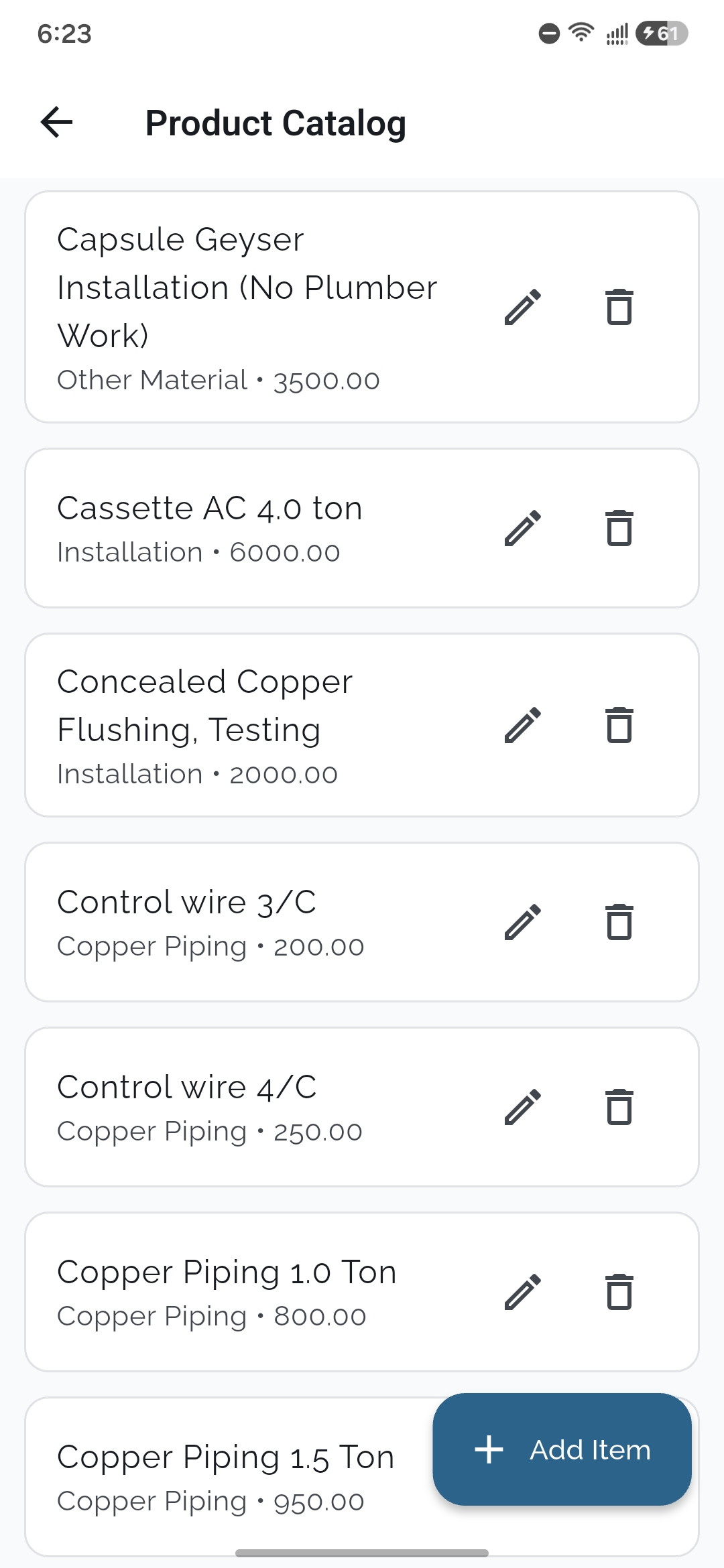 Cool Air Craft - Offline Invoicing App screenshot 8