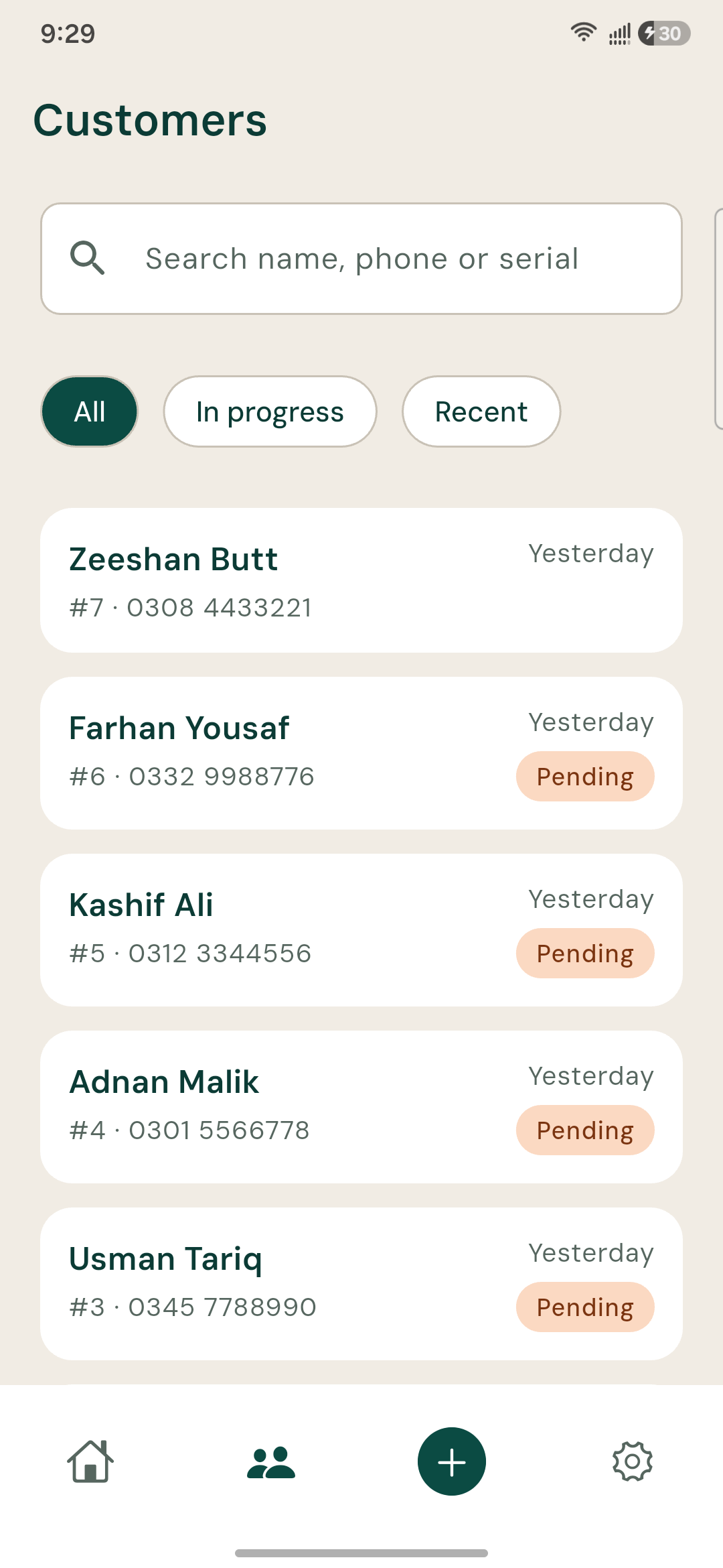 Darzi - Tailor's Register & Order Book screenshot 2