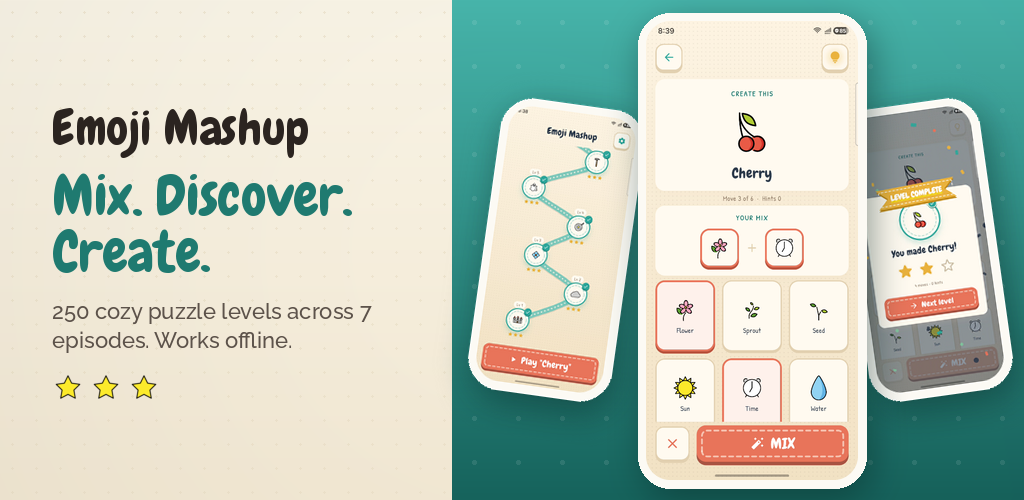 Emoji Mashup - Offline Emoji Puzzle Game