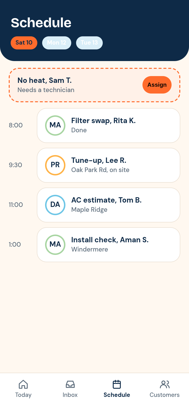Frostline - HVAC Field Service App screenshot 5