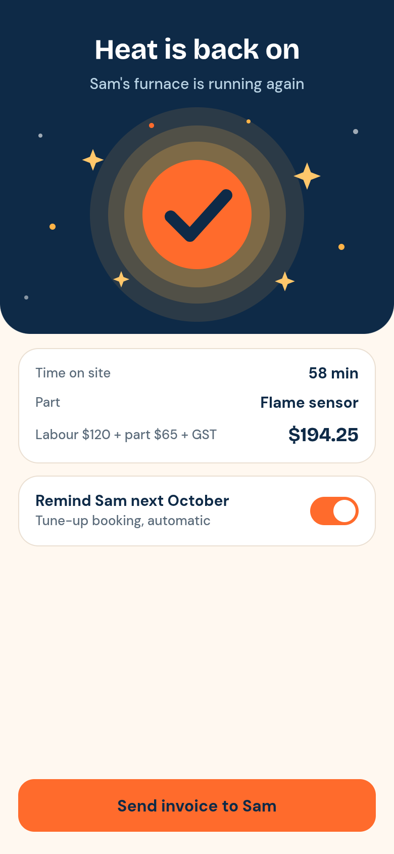 Frostline - HVAC Field Service App screenshot 8