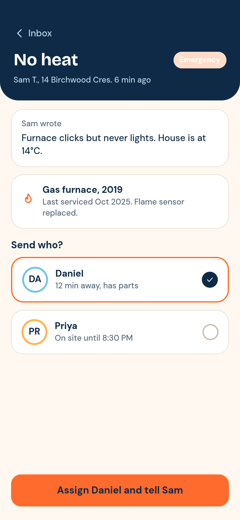 Frostline - HVAC Field Service App screenshot 4