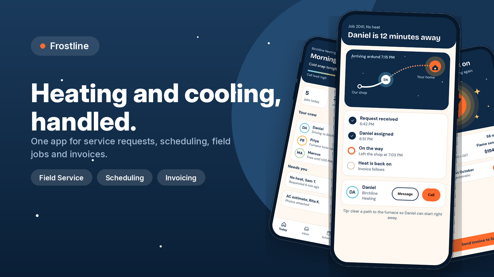 Frostline - HVAC Field Service App