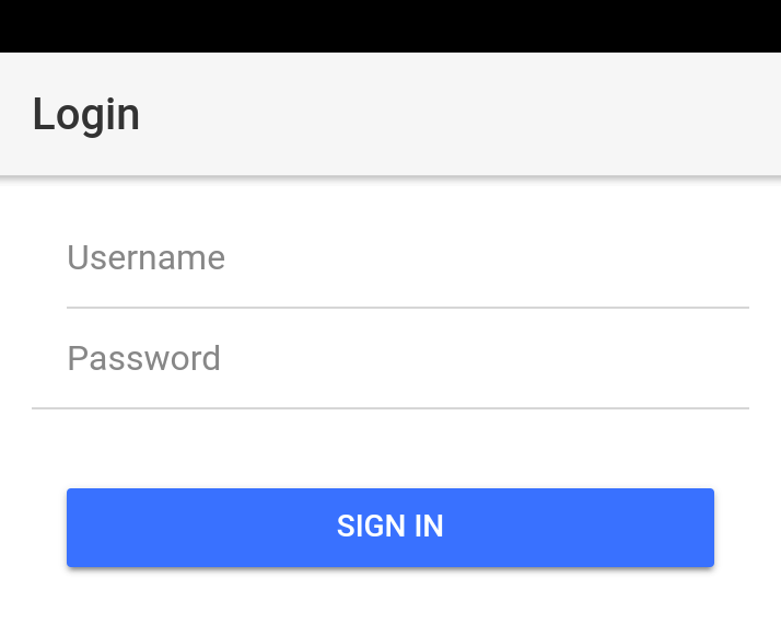 MyWard App - Login Page