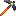 netherite pickaxe with orange handle and a vote diamond embedded