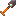 netherite shovel with orange handle and a vote diamond embedded