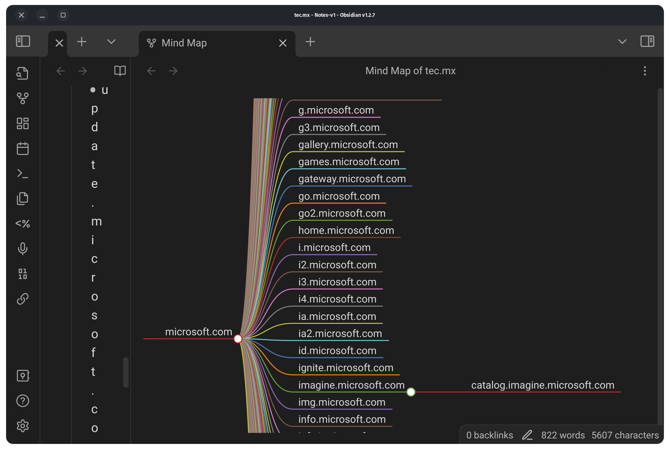 Obsidian Mind Map