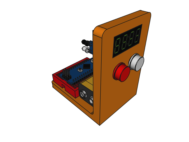 FreeCAD rendering of the project