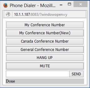 sample phone-dialer page