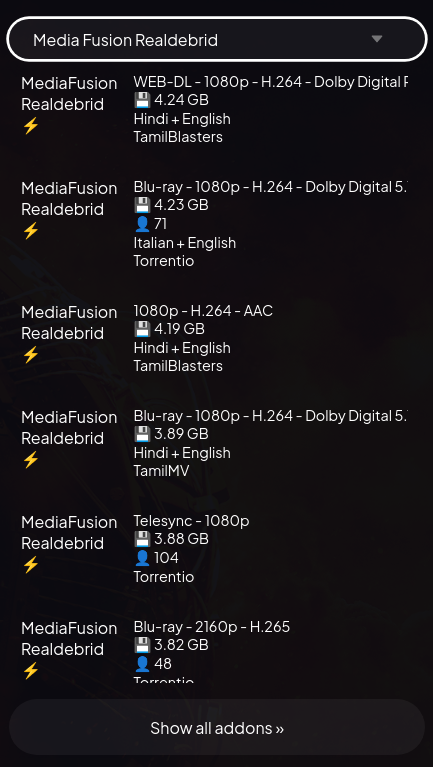 Media Fusion Streams