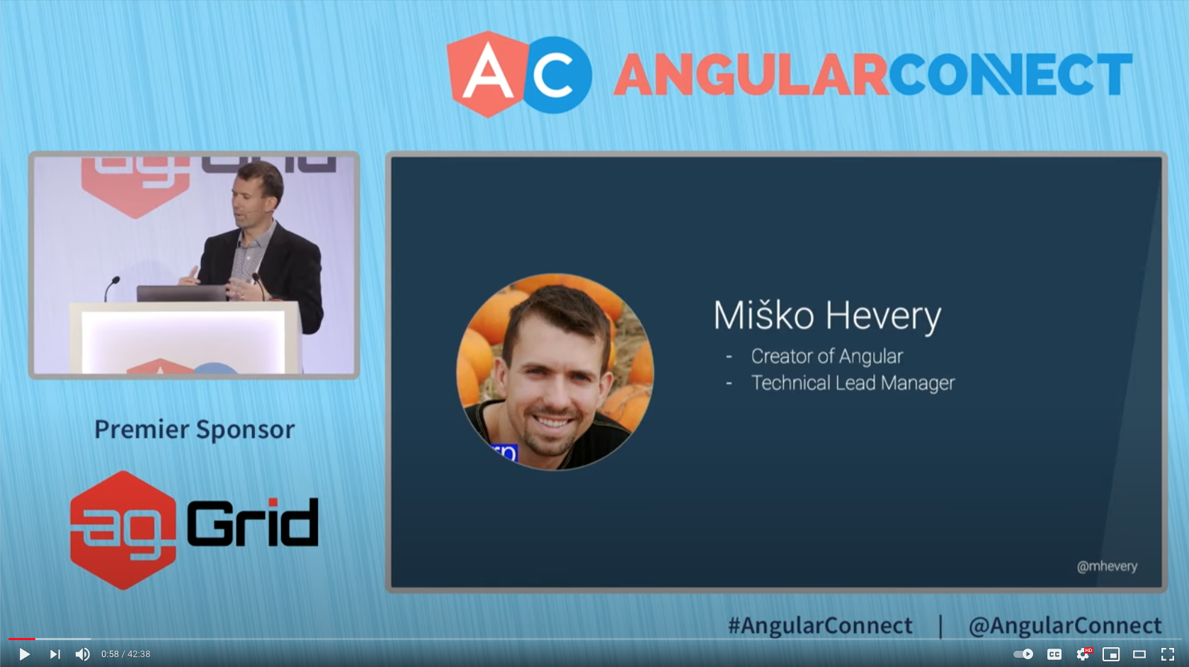presentation video at AngularConnect 2019