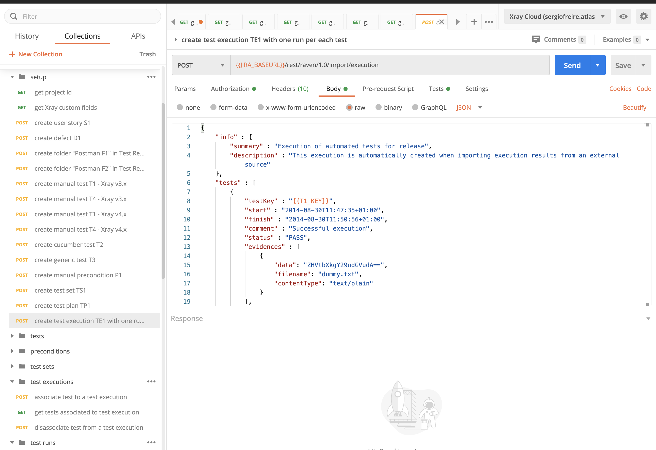 Xray Postman Collections