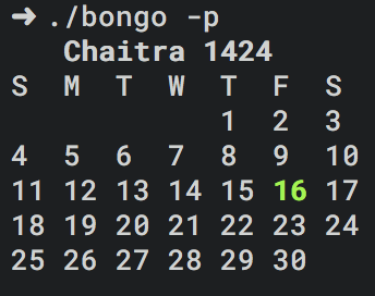 Bongo phonetic screenshot