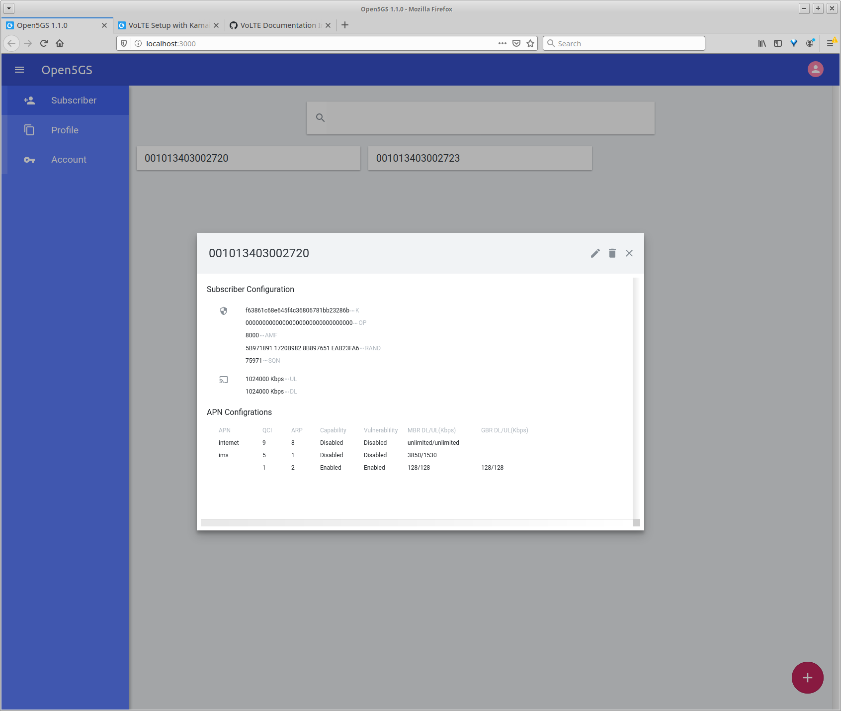 APN Configurations