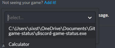 GitHub - micahlagrange/discord-game-activity: Set your Discord Game ...