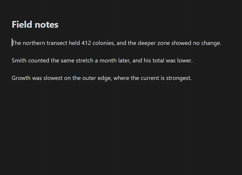 Multiple cursors: the numbered, named, inline, and clipboard keys put the same footnote at every cursor